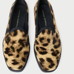 Loeffler Randall Mattie Leopard Velvet Slip-On Sneaker